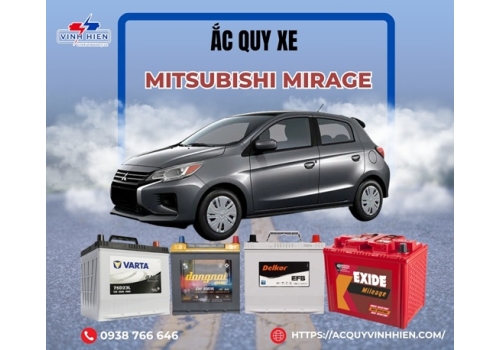 Ắc quy xe Mitsubishi Mirage
