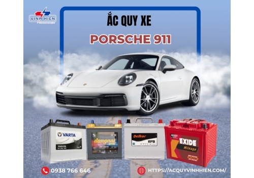 Ắc quy xe Porsche 911