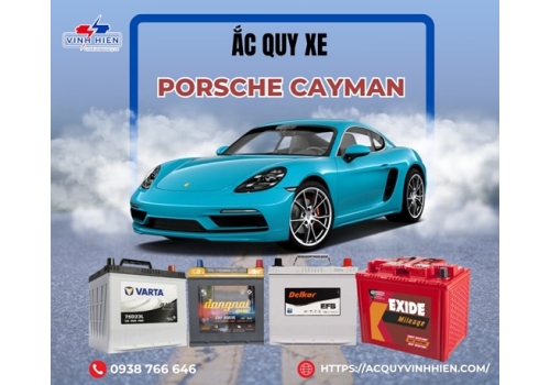 Ắc quy xe Porsche Cayman