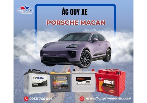 Ắc quy xe Porsche Macan